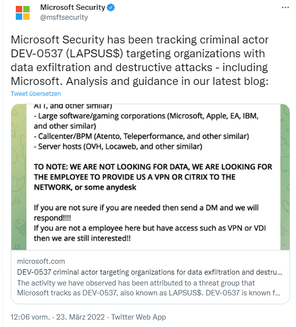 Organized Insider Threat