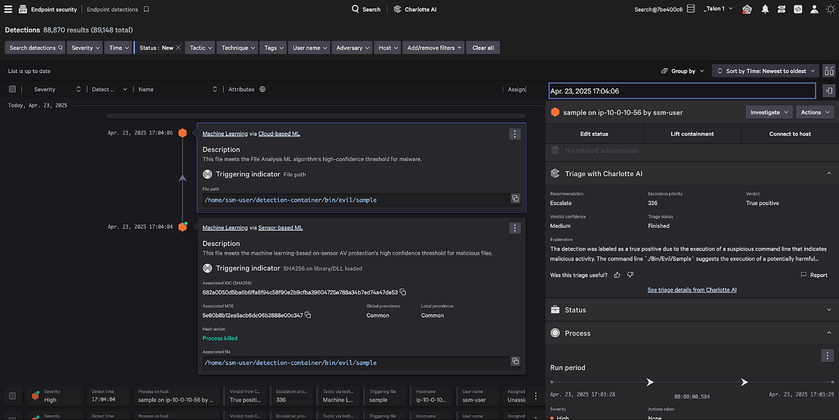 Threat Intelligence integrated in CrowdStrike XDR